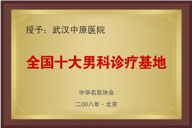 武汉中原医院男科获得湖北市场杰出企业